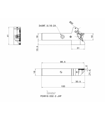 PCHR 16-D32-2-JHP