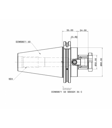 DIN69871 50 SEM32X 35 C
