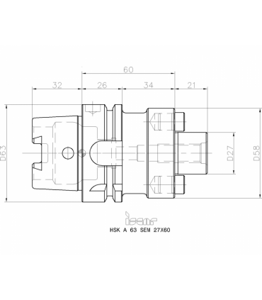 HSK A63 SEM27X60