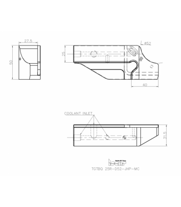 TGTBQ 25R-D52-JHP-MC