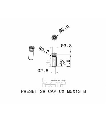 PRESET CX M5X13