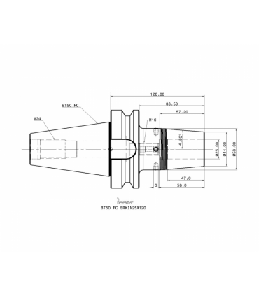 BT50 FC SRKIN25X120