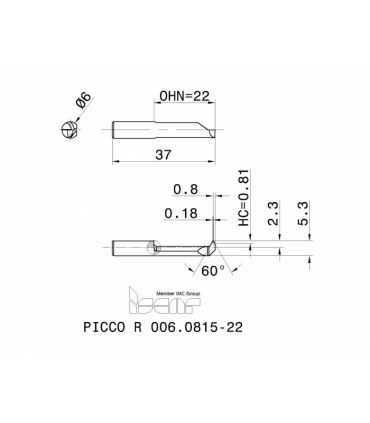 PICCO R 006.0815-22 IC908