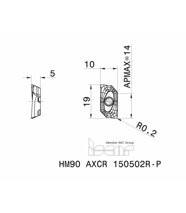 HM90 AXCR 150502R-P IC28