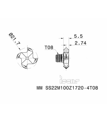 MM SS22M100Z1720-4T08 IC908