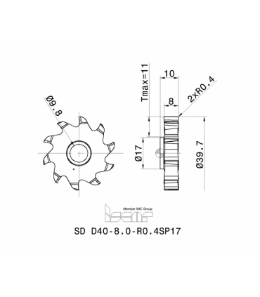 SD D40-8.0-R0.4SP17 IC908