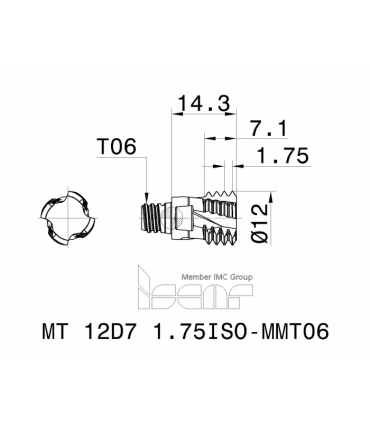 MT 12D7 1.75ISO-MMT06 IC908
