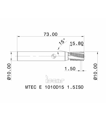 MTEC E 1010D15 1.5ISO IC908