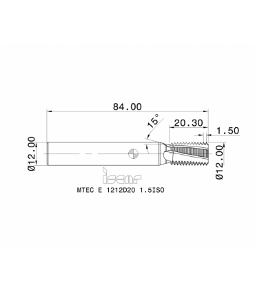 MTEC E 1212D20 1.5ISO IC908