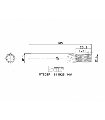MTECBF 1614H26 14W IC908