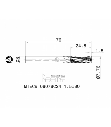 MTECB 08078C24 1.5ISO IC908