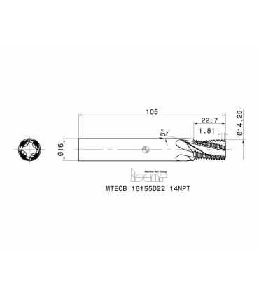 MTECB 16155D22 14NPT IC908