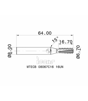 MTECB 08067C16 16UN IC908