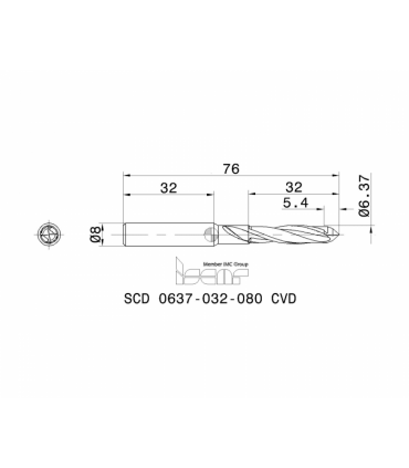 SCD 0637-032-080 CVD