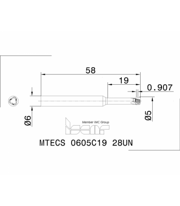 MTECS 0605C19 28UN IC908
