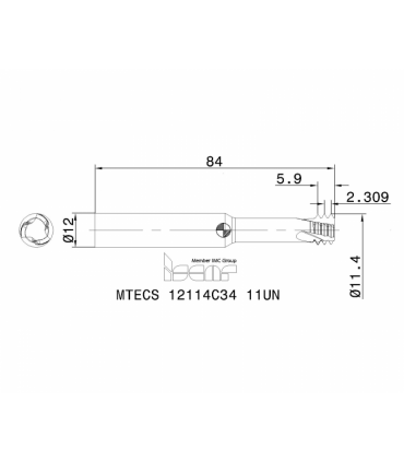 MTECS 12114C34 11UN IC908