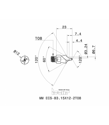 MM ECS-B3.15X12-2T08 IC908