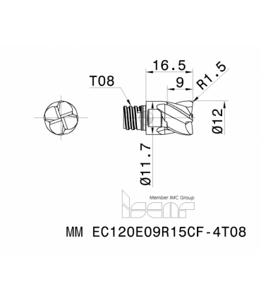 MM EC120E09R15CF-4T08 IC908