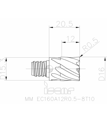 MM EC160A12R0.5-8T10 IC908