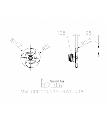 MM GRIT22K195-020-4T8 IC908