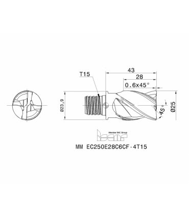 MM EC250E28C6CF-4T15 IC908