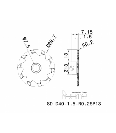 SD D40-1.5-R0.2SP13 IC908