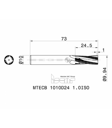 MTECB 1010D24 1.0ISO IC908