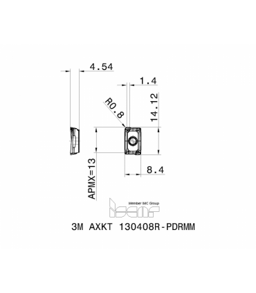 3M AXKT 130408R-PDRMM IC328