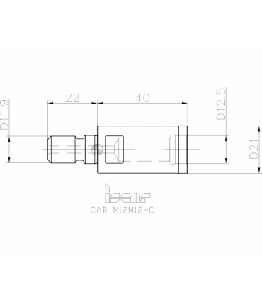 CAB M12M12-C