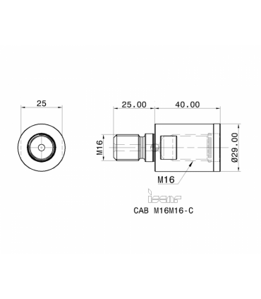 CAB M16M16-C