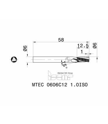 MTEC 0606C12 1.0ISO IC908