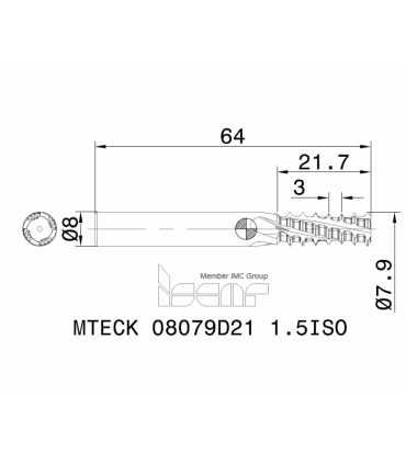 MTECK 08079D21 1.5ISO IC908