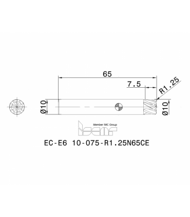 EC-E6 10-075-R1.25N65CE IS45