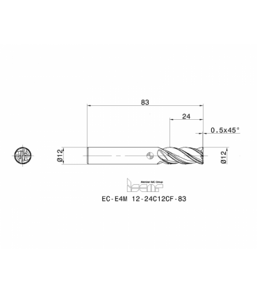 EC-E4M 12-24C12CF-83 IC608