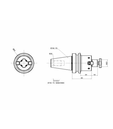 BT40 FC SEM22X60C