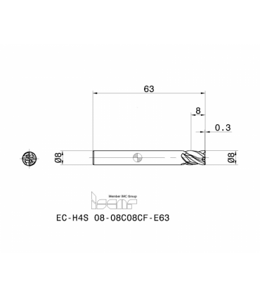 EC-H4S 08-08C08CF-E63 IC608
