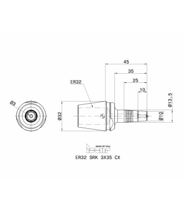 ER32 SRK 3X35 CX