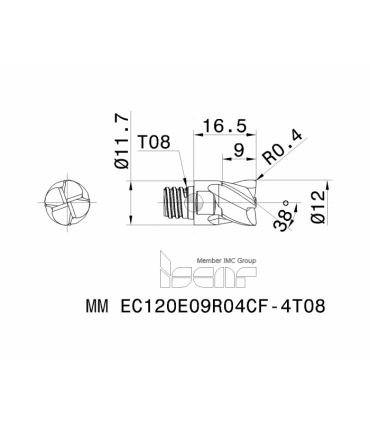 MM EC120E09R04CF-4T08 IC908