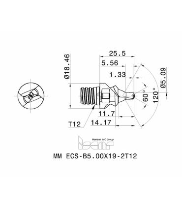 MM ECS-B5.00X19-2T12 IC908