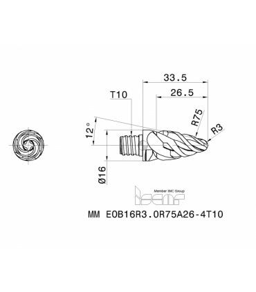MM EOB16R3.0R75A26-4T10 IC908