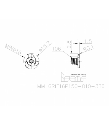 MM GRIT16P150-010-3T6 IC908