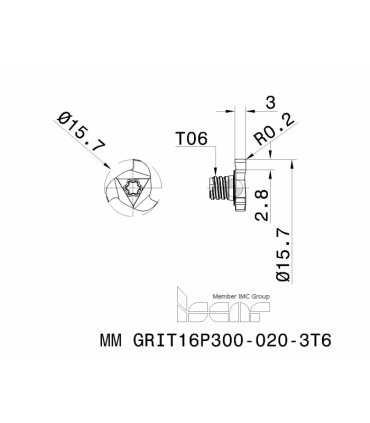 MM GRIT16P300-020-3T6 IC908