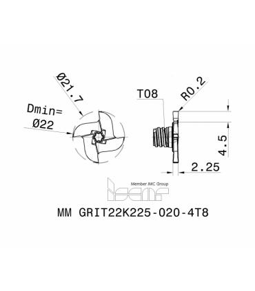 MM GRIT22K225-020-4T8 IC908