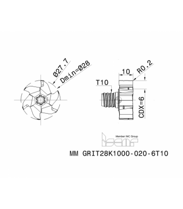 MM GRIT28K1000-020-6T10 IC908