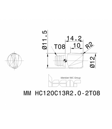 MM HC120C13R2.0-2T08 IC908