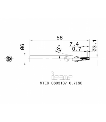 MTEC 06031C7 0.7ISO IC908