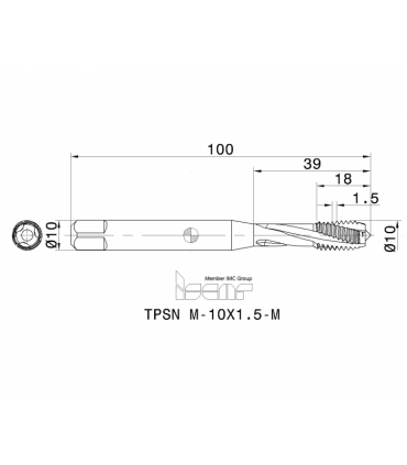 TPSN M-10X1.5-M HETI