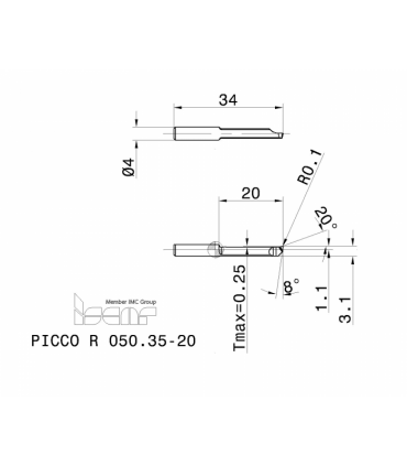 PICCO R 050.35-20 IC908