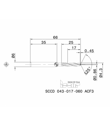 SCCD 043-017-060 ACF3 IC608