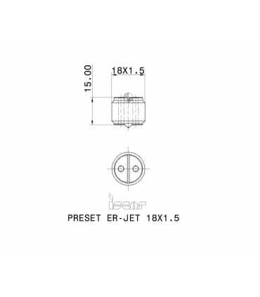 PRESET ER-JET 18X1.5